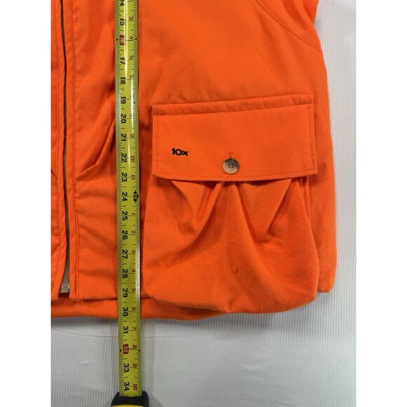 10X Hunting Vest 2XL Blaze Orange USA Made Shooting Vest Game Pockets - Picture 5 of 9